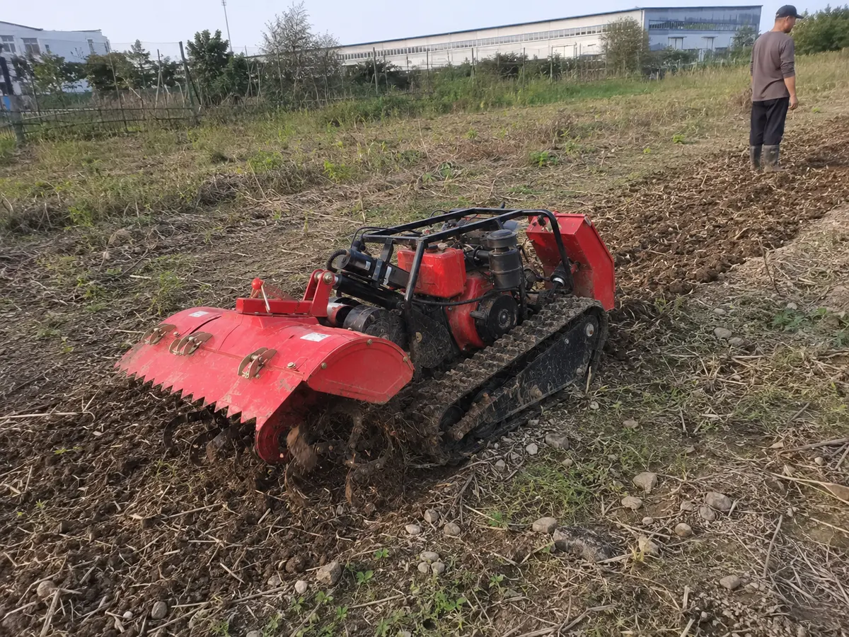 Terraced Field Residue Tillage